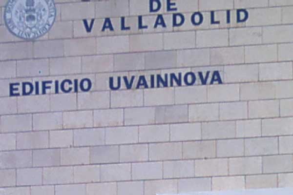Fachada del edificio de Uvainnova. Universidad de Valladolid	